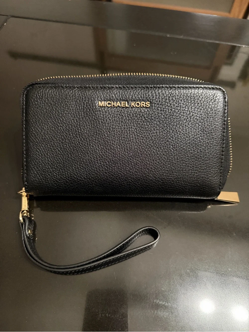 MICHAEL Michael Kors Jet Set Leather Wristlet Wallet